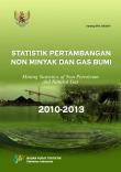 Mining Statistics Of Non Petroleum And Natural Gas 2010-2013