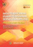 Hasil Pendaftaran Usaha/Perusahaan Sensus Ekonomi 2016 Provinsi Jawa Tengah