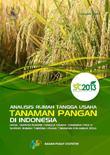 Analysis Of Household Food Crops In Indonesia Result Of Agriculture Census 2013