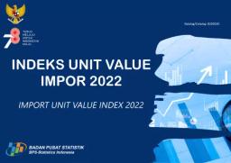 Import Unit Value Index 2022