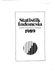 Statistical Yearbook of Indonesia 1989
