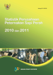 Statistics of Milk Cow Establishment 2010 and 2011
