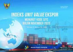 Index Of Export Unit Value By SITC Code, November 2023