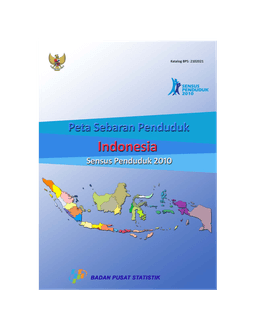 Peta Sebaran Penduduk Indonesia SP2010