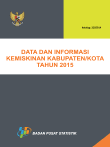 Data Dan Informasi Kemiskinan Kabupaten/Kota Tahun 2015