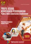 Profil Usaha Konstruksi Perorangan Provinsi Bengkulu, 2020