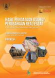 Hasil Pendataan Usaha/Perusahaan Real Estat Sensus Ekonomi 2016-Lanjutan Indonesia