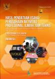 Hasil Pendataan Usaha/Perusahaan Aktivitas Profesional, Ilmiah, Dan Teknis Sensus Ekonomi 2016-Lanjutan Indonesia