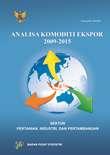 Analisa Komoditi Ekspor 2009-2015 Sektor Pertanian, Industri, dan Pertambangan