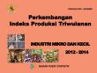 Quaterly Development Of Industrial Production Index Quarterly Micro And Small, 2012-2014