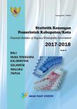 Statistik Keuangan Pemerintah Kabupaten/Kota 2017-2018 Buku 2 (Bali, Nusa Tenggara, Kalimantan, Sulawesi, Maluku, Papua)