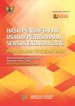 Hasil Pendaftaran Usaha/Perusahaan Sensus Ekonomi 2016 Provinsi Nusa Tenggara  Timur
