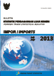 Buletin Statistik Perdagangan Luar Negeri Impor Juli 2013