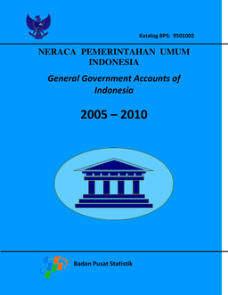 General Government Accounts Of Indonesia, 2005-2010